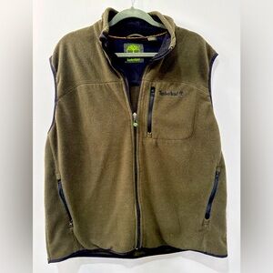 Men’s Timberland fleece vest.